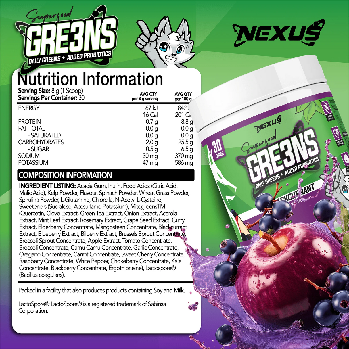 Nexus Superfood Greens