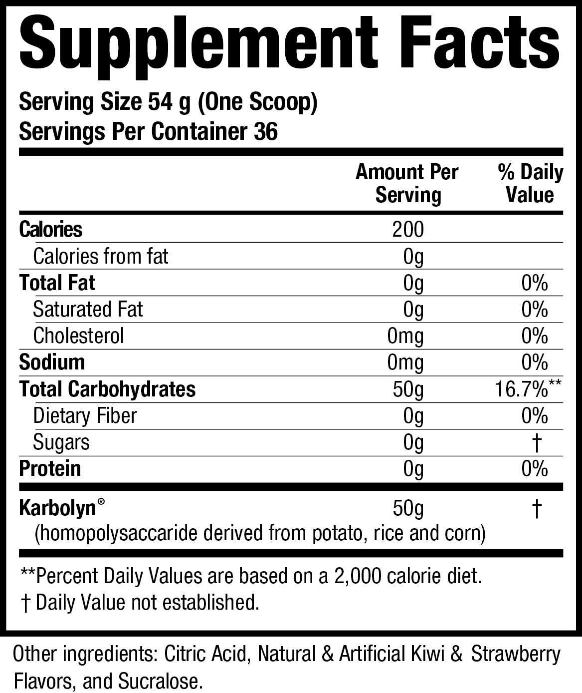 EFX Sports Karbolyn Fuel