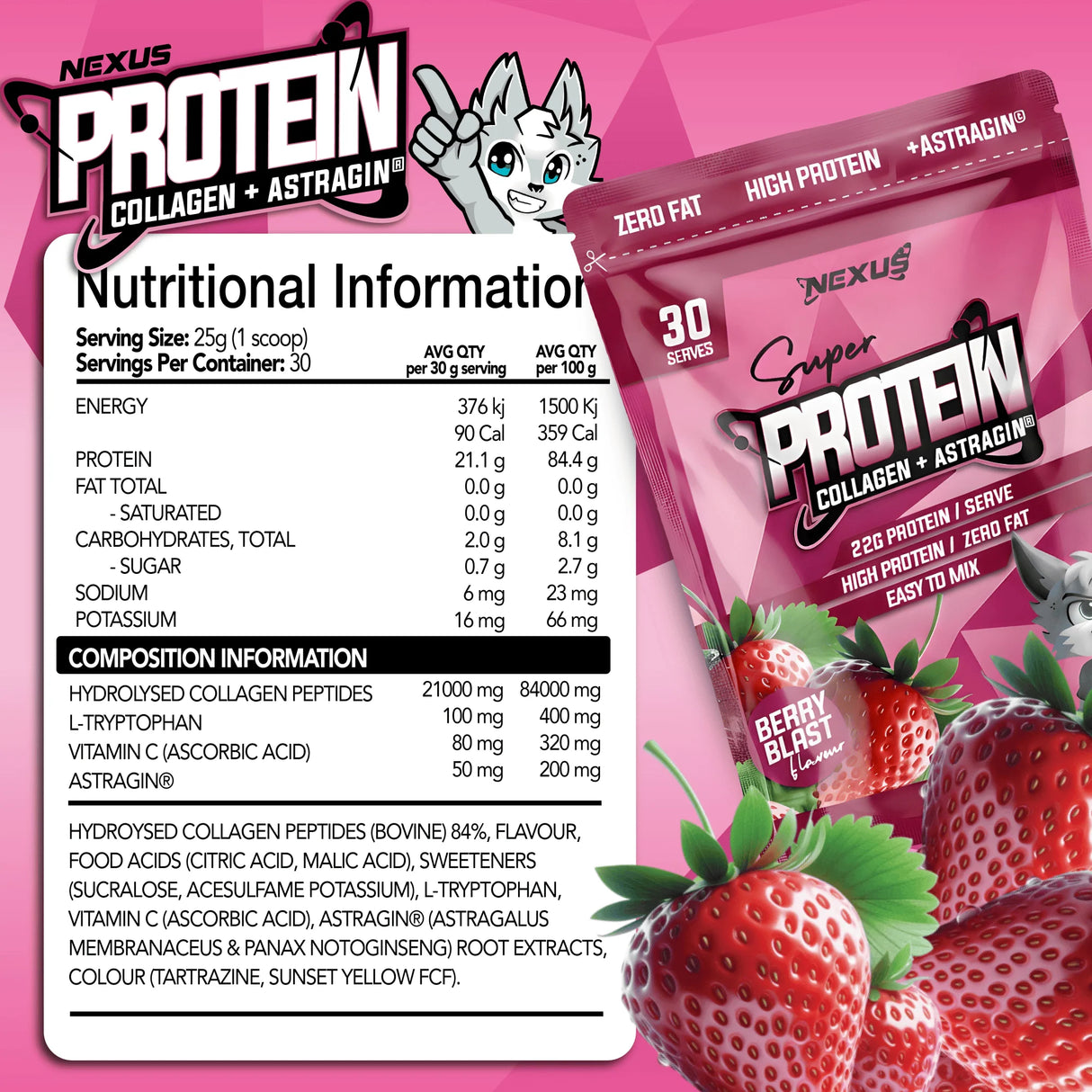 Nexus Super Protein Water