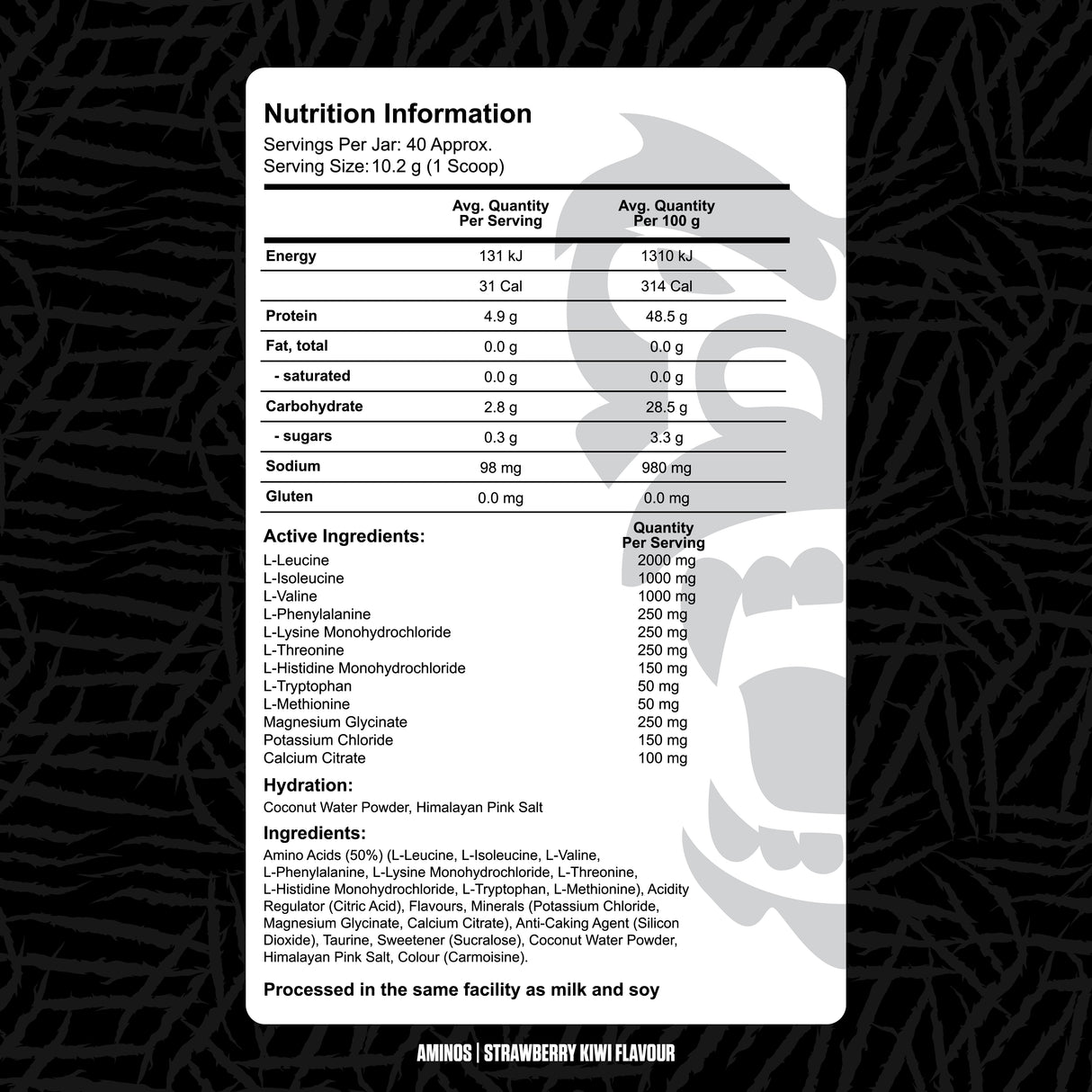 Gorilla X Labs Aminos + Hydration