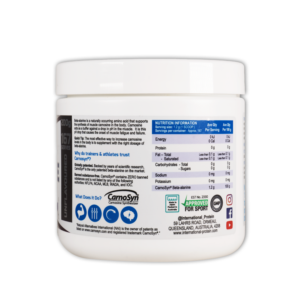 International Protein Beta Alanine 200g