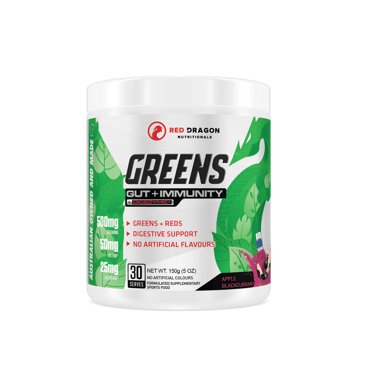 Red Dragon Nutritionals Greens Gut + Immunity