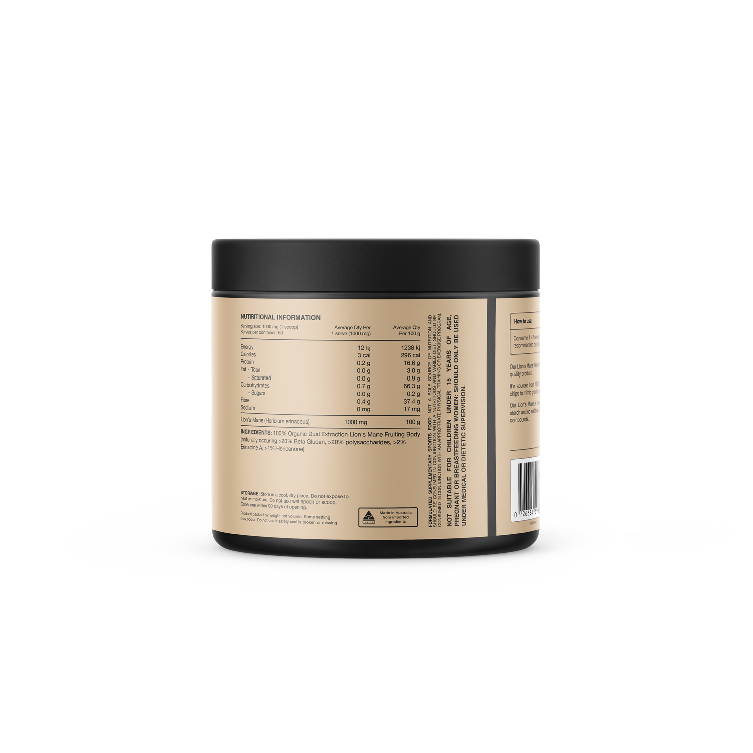 Switch Nutrition Lions Mane Powder