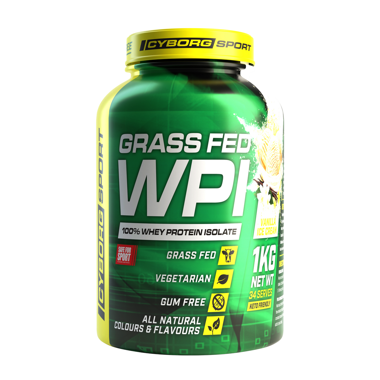 Cyborg Sport Grass Fed WPI 1kg
