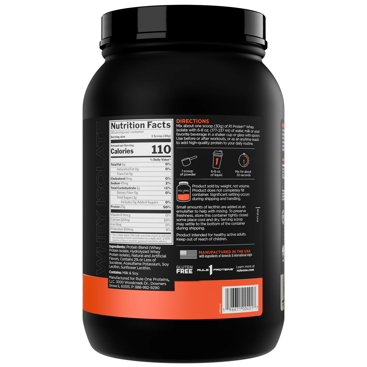 Rule 1 Protein Whey Isolate