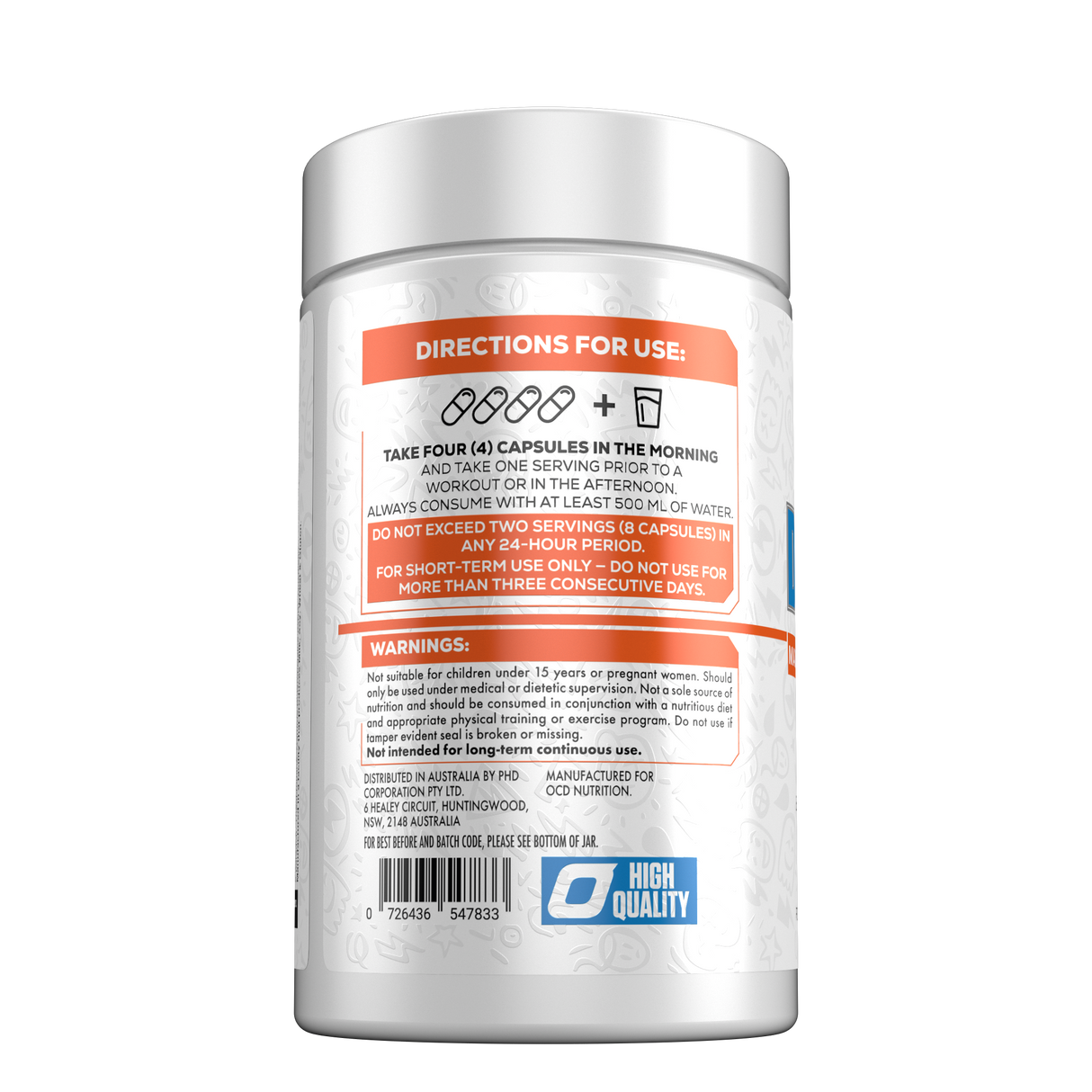 OCD Nutrition Dry Hard